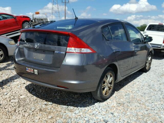 JHMZE2H74AS002926 - 2010 HONDA INSIGHT GRAY photo 4