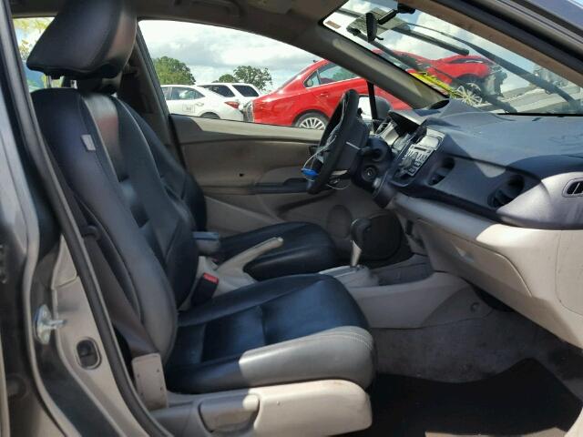 JHMZE2H74AS002926 - 2010 HONDA INSIGHT GRAY photo 5