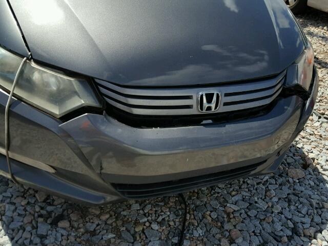 JHMZE2H74AS002926 - 2010 HONDA INSIGHT GRAY photo 9