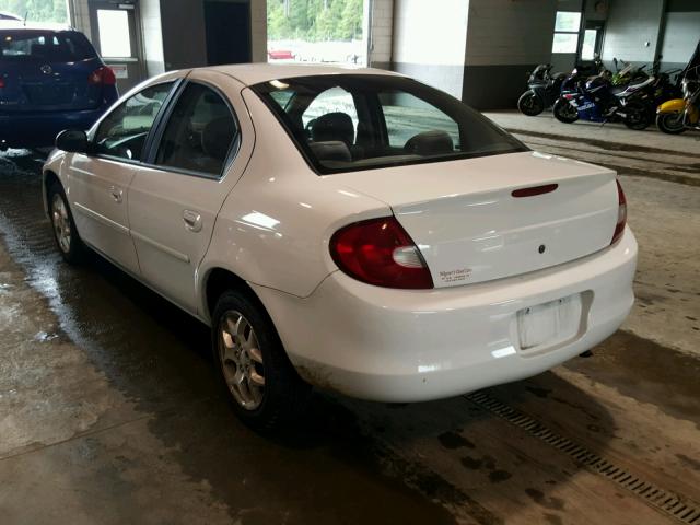 1P3ES46C2YD590991 - 2000 PLYMOUTH NEON BASE WHITE photo 3