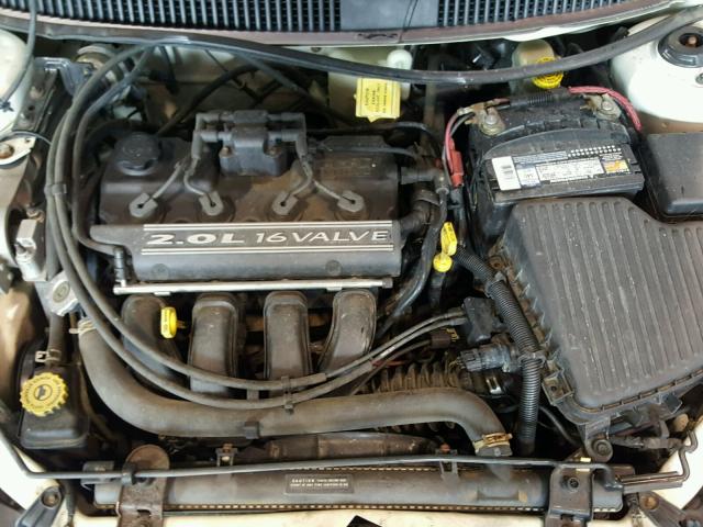 1P3ES46C2YD590991 - 2000 PLYMOUTH NEON BASE WHITE photo 7