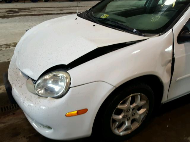 1P3ES46C2YD590991 - 2000 PLYMOUTH NEON BASE WHITE photo 9