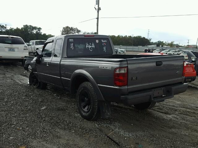 1FTYR14U14PA30116 - 2004 FORD RANGER GRAY photo 3