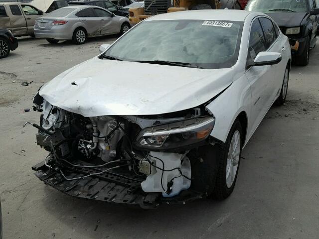 1G1ZE5ST5GF278325 - 2016 CHEVROLET MALIBU LT Ақ фото 2