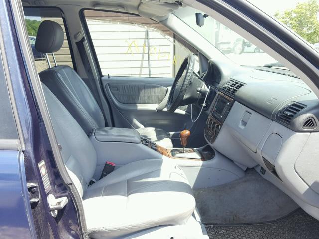 4JGAB72E7YA193801 - 2000 MERCEDES-BENZ ML 430 蓝色 照片 5