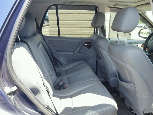 4JGAB72E7YA193801 - 2000 MERCEDES-BENZ ML 430 蓝色 照片 6