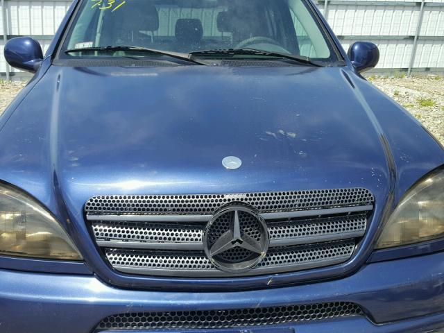 4JGAB72E7YA193801 - 2000 MERCEDES-BENZ ML 430 BLUE photo 7