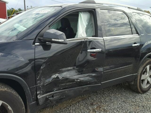 1GKKVRED7CJ313026 - 2012 GMC ACADIA SLT გრაფიტი ფოტო 9