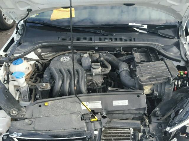 3VW2K7AJ3FM343875 - 2015 VOLKSWAGEN JETTA BASE WHITE photo 7
