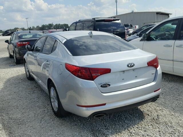 5XXGM4A79DG258625 - 2013 KIA OPTIMA SILVER photo 3