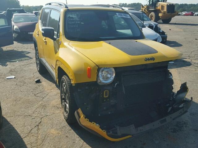 ZACCJBCT6FPB92636 - 2015 JEEP RENEGADE T YELLOW photo 1