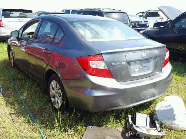 2HGFB2F58CH611737 - 2012 HONDA CIVIC GRAY photo 3