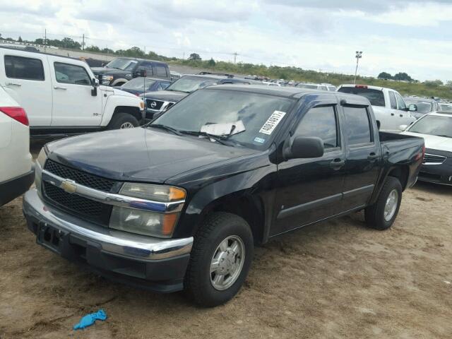 1GCCS138268192501 - 2006 CHEVROLET COLORADO BLACK photo 2