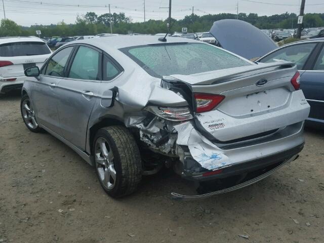 3FA6P0HD4GR362278 - 2016 FORD FUSION SILVER photo 3