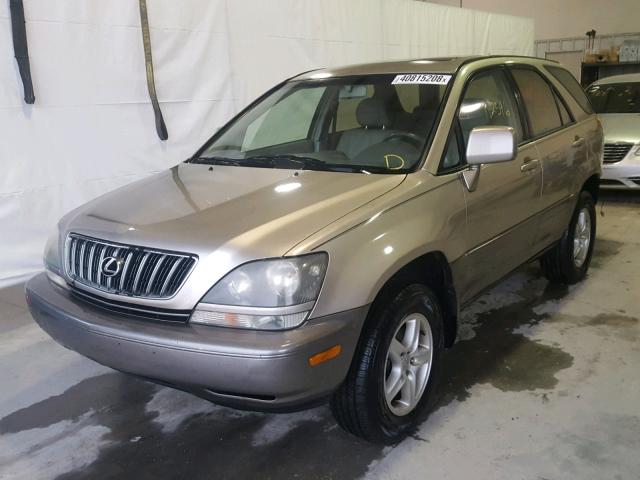 JT6GF10U4Y0080041 - 2000 LEXUS RX 300 GOLD photo 2