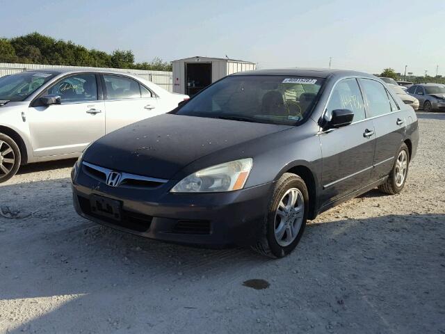 1HGCM56736A042251 - 2006 HONDA ACCORD EX CHARCOAL photo 2