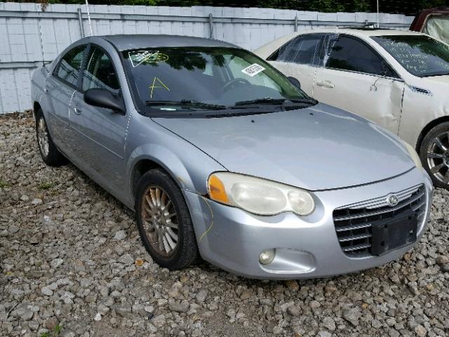 1C3EL56R64N351900 - 2004 CHRYSLER SEBRING LX SILVER photo 1