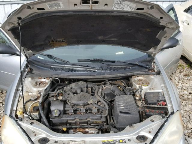 1C3EL56R64N351900 - 2004 CHRYSLER SEBRING LX SILVER photo 7