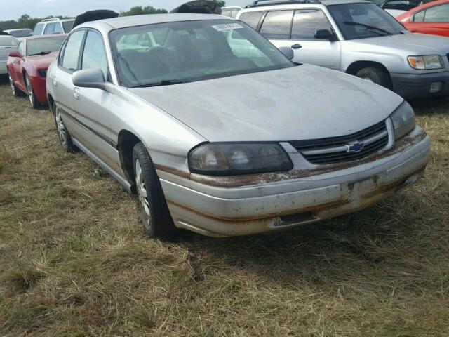 2G1WF52E849177950 - 2004 CHEVROLET IMPALA SILVER photo 1