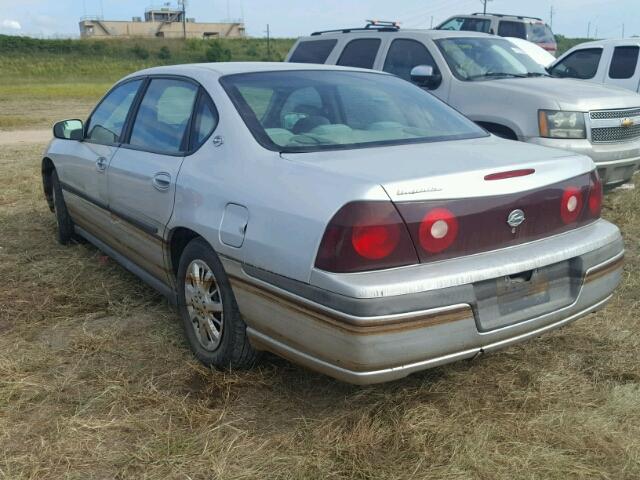 2G1WF52E849177950 - 2004 CHEVROLET IMPALA SILVER photo 3