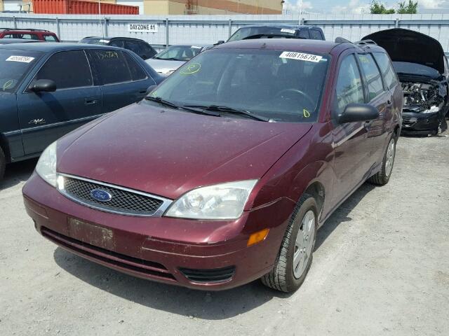 1FAFP36N77W116898 - 2007 FORD FOCUS ZXW RED photo 2