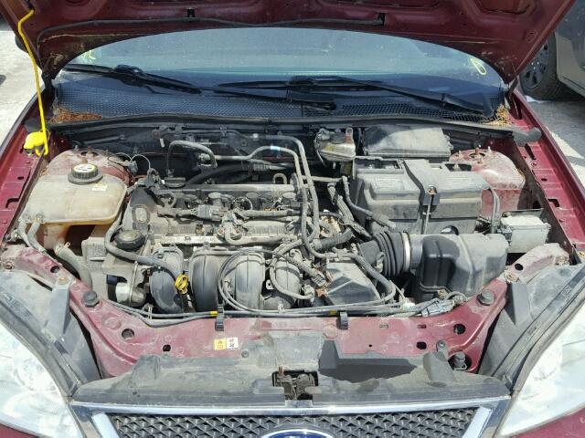 1FAFP36N77W116898 - 2007 FORD FOCUS ZXW RED photo 7