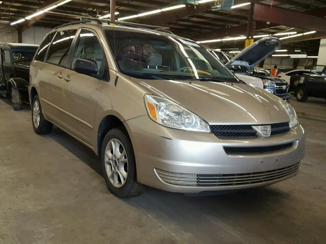 5TDBA23C34S017773 - 2004 TOYOTA SIENNA GOLD photo 1