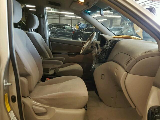 5TDBA23C34S017773 - 2004 TOYOTA SIENNA GOLD photo 5