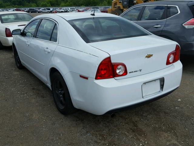 1G1ZC5EB8AF269330 - 2010 CHEVROLET MALIBU 1LT WHITE photo 3