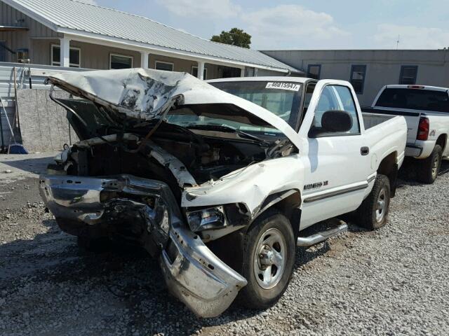 1B7HF16Y1YS564809 - 2000 DODGE RAM 1500 WHITE photo 2