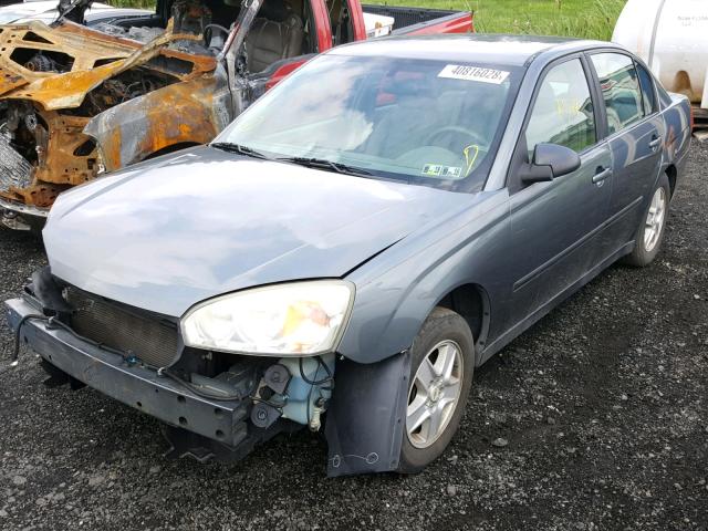 1G1ZT54885F107564 - 2005 CHEVROLET MALIBU LS GRAY photo 2