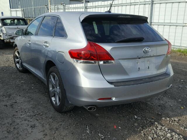 4T3BK3BB3GU122943 - 2016 TOYOTA VENZA XLE SILVER photo 3