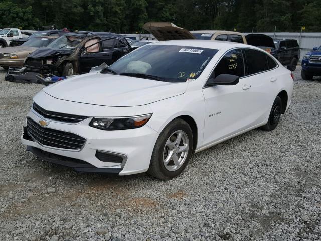 1G1ZB5ST4HF127227 - 2017 CHEVROLET MALIBU LS WHITE photo 2