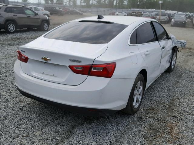 1G1ZB5ST4HF127227 - 2017 CHEVROLET MALIBU LS WHITE photo 4