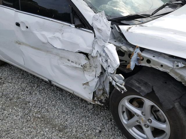 1G1ZB5ST4HF127227 - 2017 CHEVROLET MALIBU LS WHITE photo 9