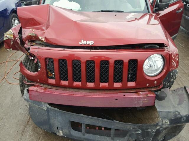 1J4NT1GB0BD114502 - 2011 JEEP PATRIOT SP MAROON photo 7