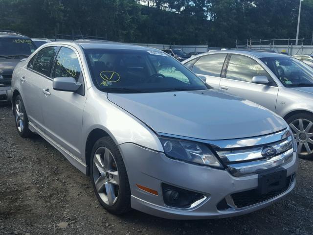 3FAHP0KC5AR102777 - 2010 FORD FUSION SPO SILVER photo 1