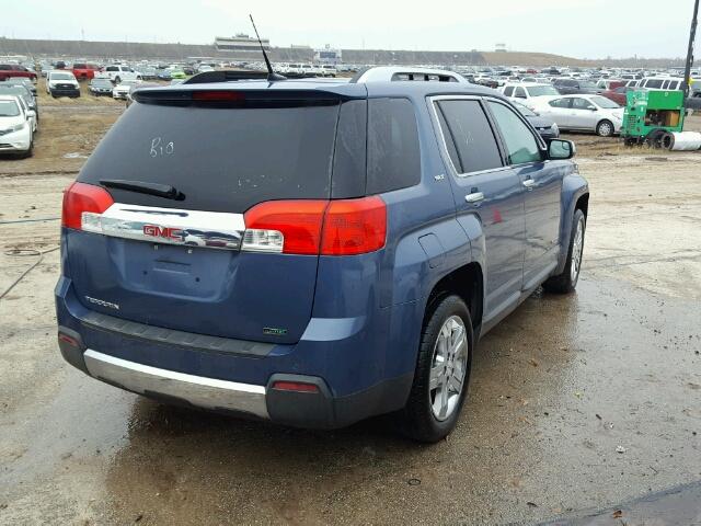 2GKALWEK9C6129377 - 2012 GMC TERRAIN BLUE photo 4