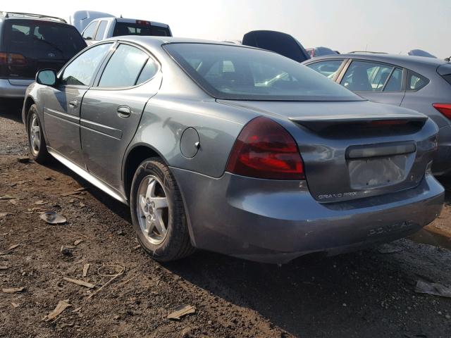 2G2WS522641371579 - 2004 PONTIAC GRAND PRIX GRAY photo 3