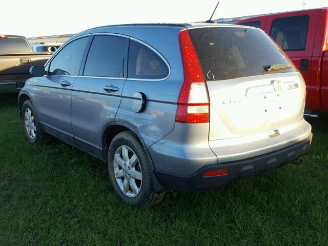 JHLRE38748C050392 - 2008 HONDA CR-V BLUE photo 3