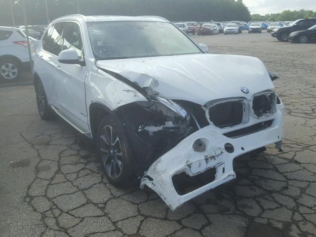 5UXKR0C58F0P16688 - 2015 BMW X5 XDRIVE3 WHITE photo 1