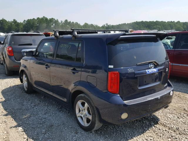 JTLKE50E081002540 - 2008 TOYOTA SCION XB Көк фото 3