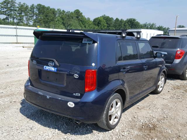 JTLKE50E081002540 - 2008 TOYOTA SCION XB Көк фото 4