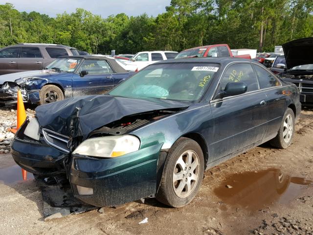 19UYA42481A017875 - 2001 ACURA 3.2CL GREEN photo 2