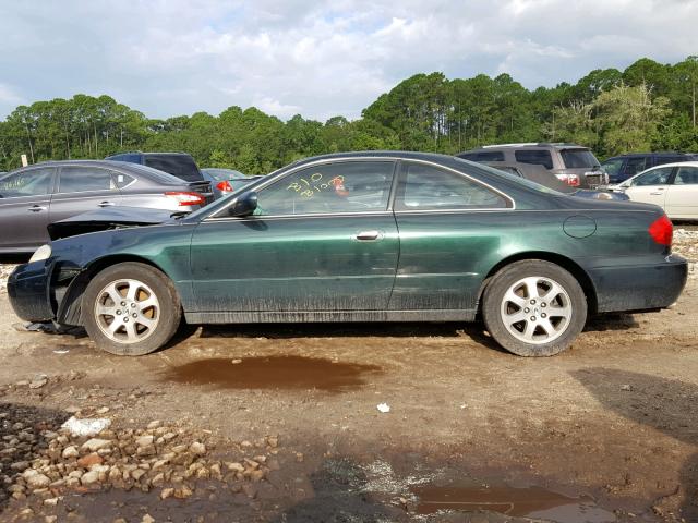 19UYA42481A017875 - 2001 ACURA 3.2CL GREEN photo 9