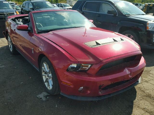 1ZVBP8EM8B5100509 - 2011 FORD MUSTANG RED photo 1