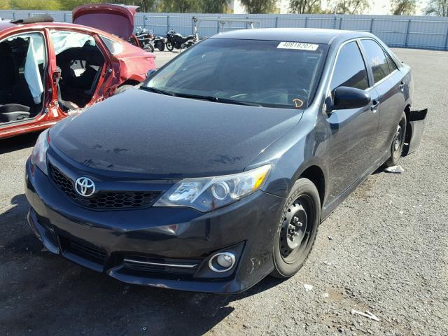 4T1BF1FK7CU134180 - 2012 TOYOTA CAMRY BASE BLACK photo 2