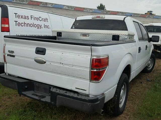 1FTEW1CM1BFD27189 - 2011 FORD F150 WHITE photo 4