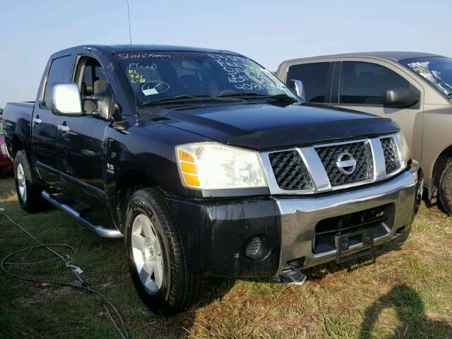 1N6AA07B04N541774 - 2004 NISSAN TITAN BLACK photo 1