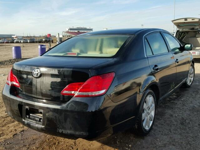 4T1BK36B37U223788 - 2007 TOYOTA AVALON BLACK photo 4